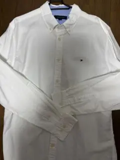 TOMMY HILFIGER ホワイト ボタンダウンシャツ L