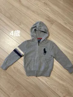 Polo by Ralph Lauren グレー パーカー 4years