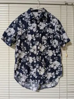 t.k. TAKEO KIKUCHI フラワー柄シャツ S