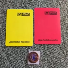 JFA 審判カードセット イエロー レッド コイン