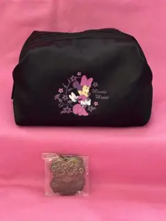 ディズニー バレンタインキーホルダー ＆ミニーマウスポーチ
