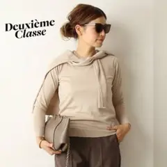 Deuxieme Classe FF30 クルーネック プルオーバー ナチュラル
