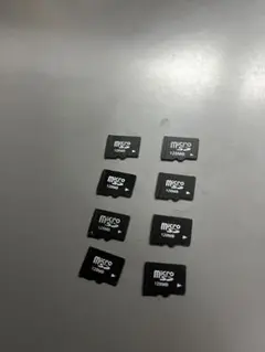MicroSDメモリーカード 128MB 8枚セット