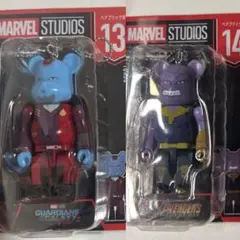 【2個セット】MARVEL Happyくじ「BE@RBRICK」ベアブリック