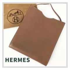 HERMES エルメス オニメトゥ ポシェット ショルダーバッグ レザー