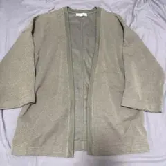 【未使用・美品】GLOBAL WORK アウター　カーキ　Sサイズ
