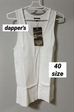 dapper's タンクトップ タグ付き未使用品