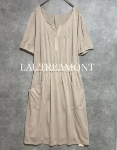 【新品】LAUTREAMONT（ロートレアモン）ウエストゴム 半袖 ワンピース