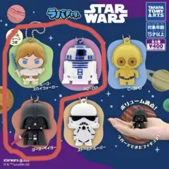 [美品] STAR WARS ラバFig 3点　R2-D2 ベイダー　ルーク