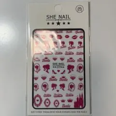 SHE NAIL Barbie ネイルシール 229 ノベルティ