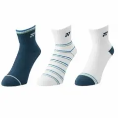 新品 ヨネックス アンクル ソックス 3足組 靴下 25〜28cmメンズ