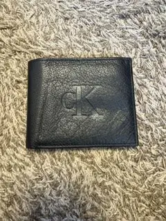 Calvin Klein 黒 二つ折り財布