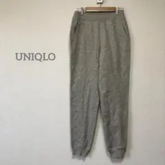【ユニクロ】ヒートテック グレー ジョガーパンツ 裏起毛　厚手　M b164