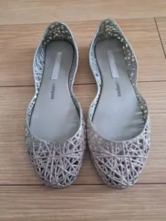 melissa グリッター CAMPANA バレエシューズ