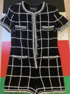 CHANEL 本日まで限定値下げ!シャネル ツイード ジャンプ スーツ