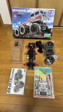 タミヤ　ダイナヘッド　4WS Yahoo!オークション - タミヤ ダイナヘッド G6-01TR 6×6 4WS