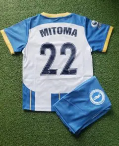ブライトン 三笘薫 ホーム ユニフォーム キッズ 子供用 サッカー 上下セット