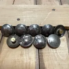 新品 ヴィンテージ FIVE CENTS 5セントコンチョ ネジ式 9個セット