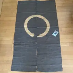 のれん　暖簾　麻100% 丸柄