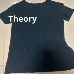 Theory セオリー 濃紺 Vネック 半袖Tシャツ S