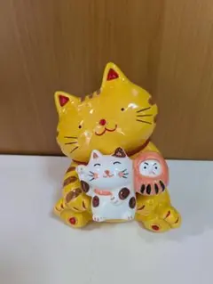 108 作舎　招き猫　トラ猫　だるま　縁起物