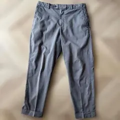 GLOBAL WORK グレー チノパン M クリーンアンクルチノパンツ