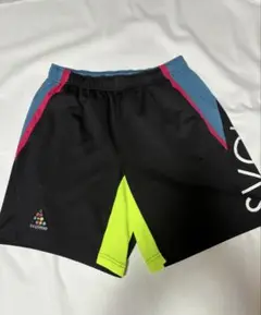 Svolme スポーツショートパンツ 黒/青/黄緑