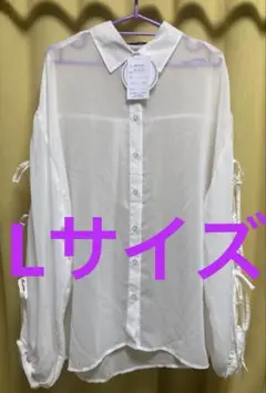 未使用品★透け感 トップス Lサイズ