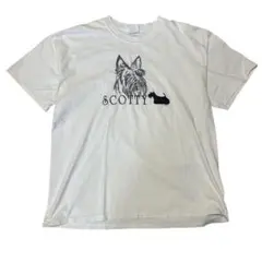00s 刺繍 アニマルT 犬 イヌ 半袖tシャツ メンズ古着 ユニセックス