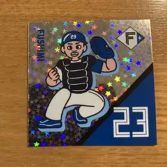 日本ハムファイターズ超お菓子祭り　ステッカー　23 伏見寅威選手