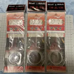 マダイ コマセ仕掛け 2本針 2組入 3セット