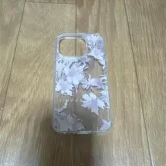 rienda正規品 iPhone15Proケース 花柄クリア TPU リエンダ