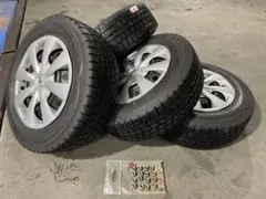 195/65R15 スタッドレス+鉄ホイールセット