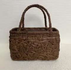 国産 山葡萄カゴバッグ
