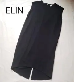 ELIN ノースリーブ ストレッチ ワンピース