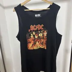 ACDC タンクトップ ブラック