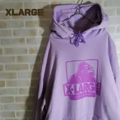XLARGE エクストララージ パーカー プルオーバー くすみ カラー XL