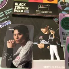 千葉ロッテマリーンズ クリアカード　 和田康士朗　BSW ステッカー