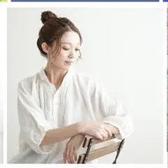 Brocante ブロカント リネンブラウス 白 日本製 ドミンゴ