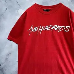 AZON ストリート Tシャツ 赤 ハンドレッズ THE HUNDREDS 爆弾