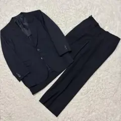 【美品】DORMEUILスーツ セットアップ ネイビー　S〜Mサイズ相当
