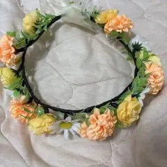 花冠　オレンジ黄色
