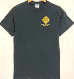 【アメカジ】刺繍　ワンポイント　黒Tシャツ　ポートカンパニー　US古着