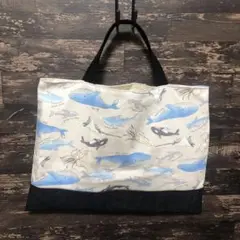 NO189 レッスンバック 海の生物柄
