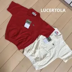 ルセルトラ　LUCERTOLA ポロシャツ2枚セット　赤 白 サイズ120