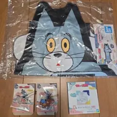 トムとジェリーTOM ビッグタオル ラバーチャームセットまとめ売り未使用品