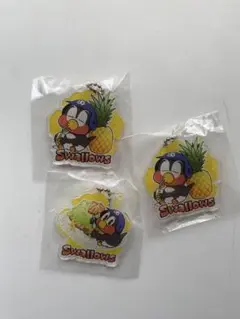 つば九郎　浦添　沖縄キャンプ　アクリルキーホルダー　３個セット