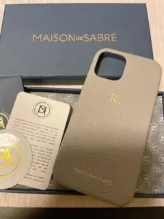 MAISON de SABRÉ グレー iPhoneケース