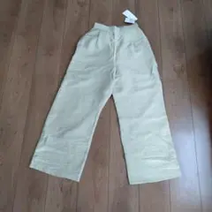 MOUSSY ベージュ ワイドパンツ