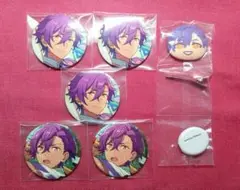 あんスタ　乙狩アドニス　缶バッジ　おまんじゅう前髪クリップ　Apr